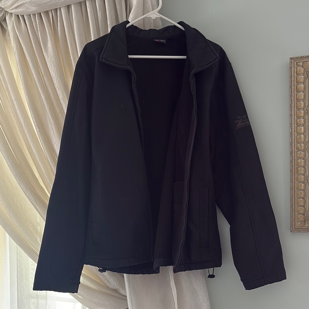 ZeroXposur Black Windbreaker Jacket for Ultimate Protection